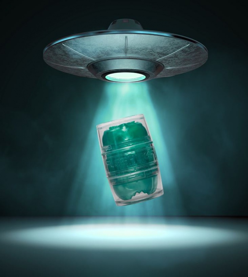 Fleshlight Quickshot Alien Lady/Butt - Metallic Green Freaks Male Masturbators | MALAYSIA LAE4891